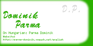 dominik parma business card
